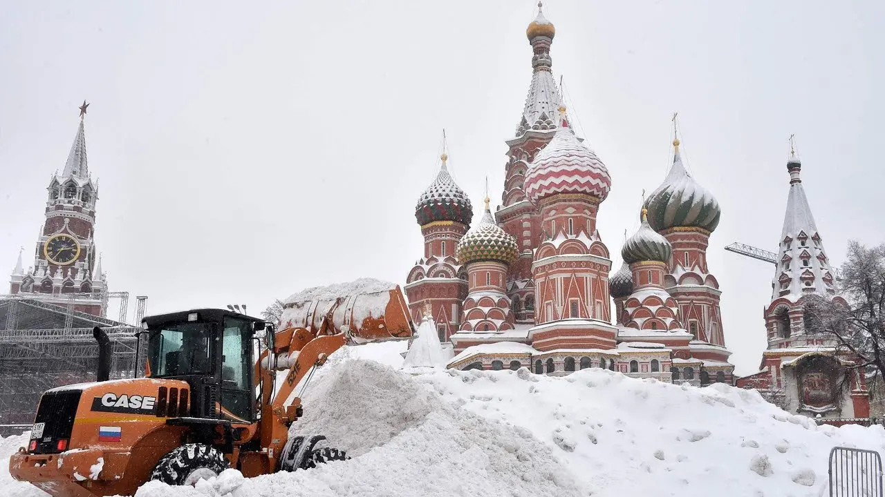 russland schnee