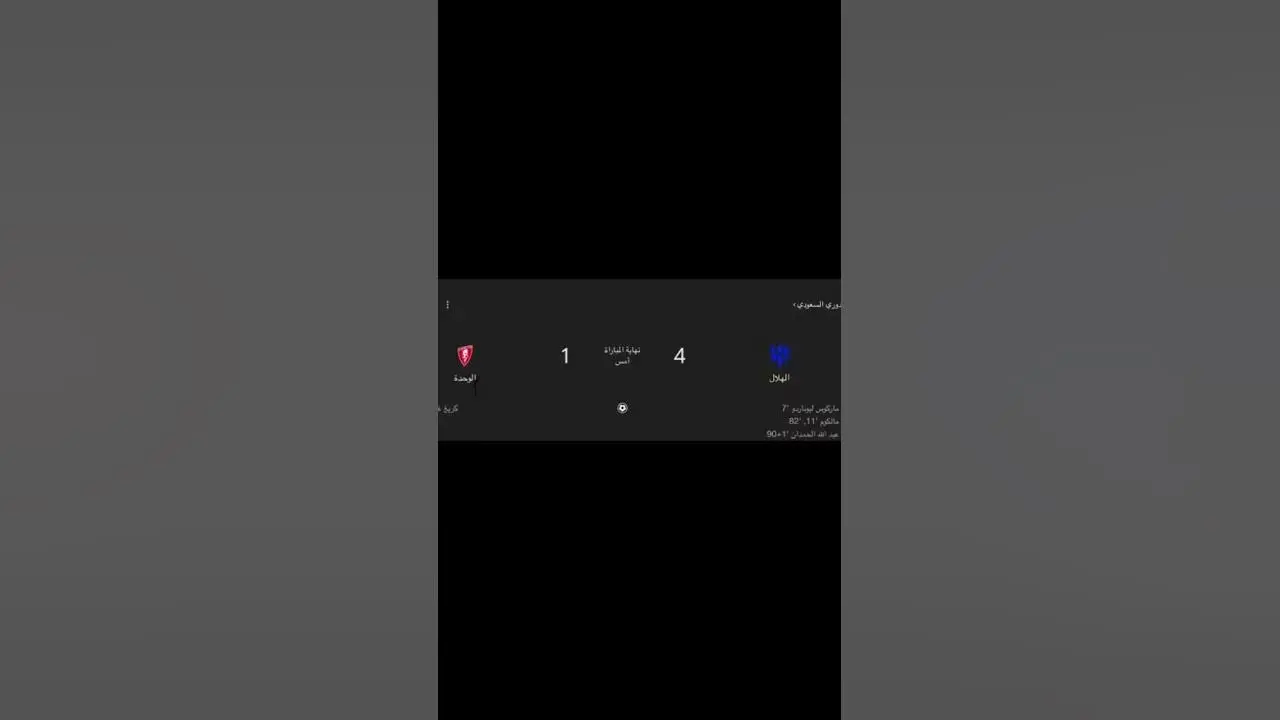 تحليل مباراة الهلال ضد الوحدة في الدوري السعودي image 1