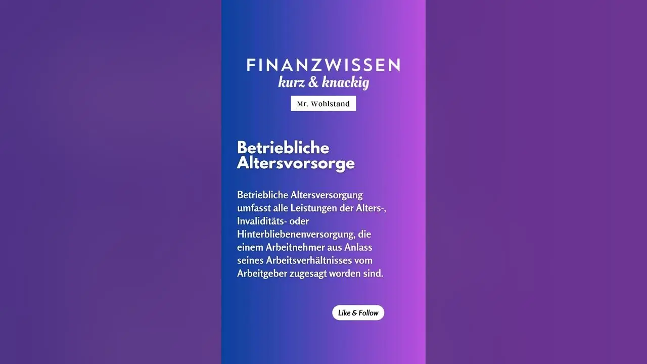 altersvorsorge
