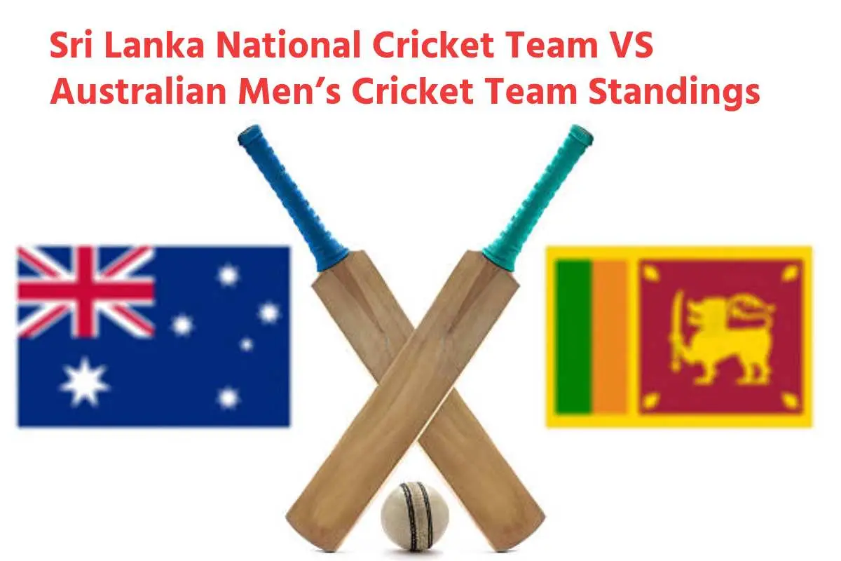 australia national cricket team vs sri lanka national cricket team standings