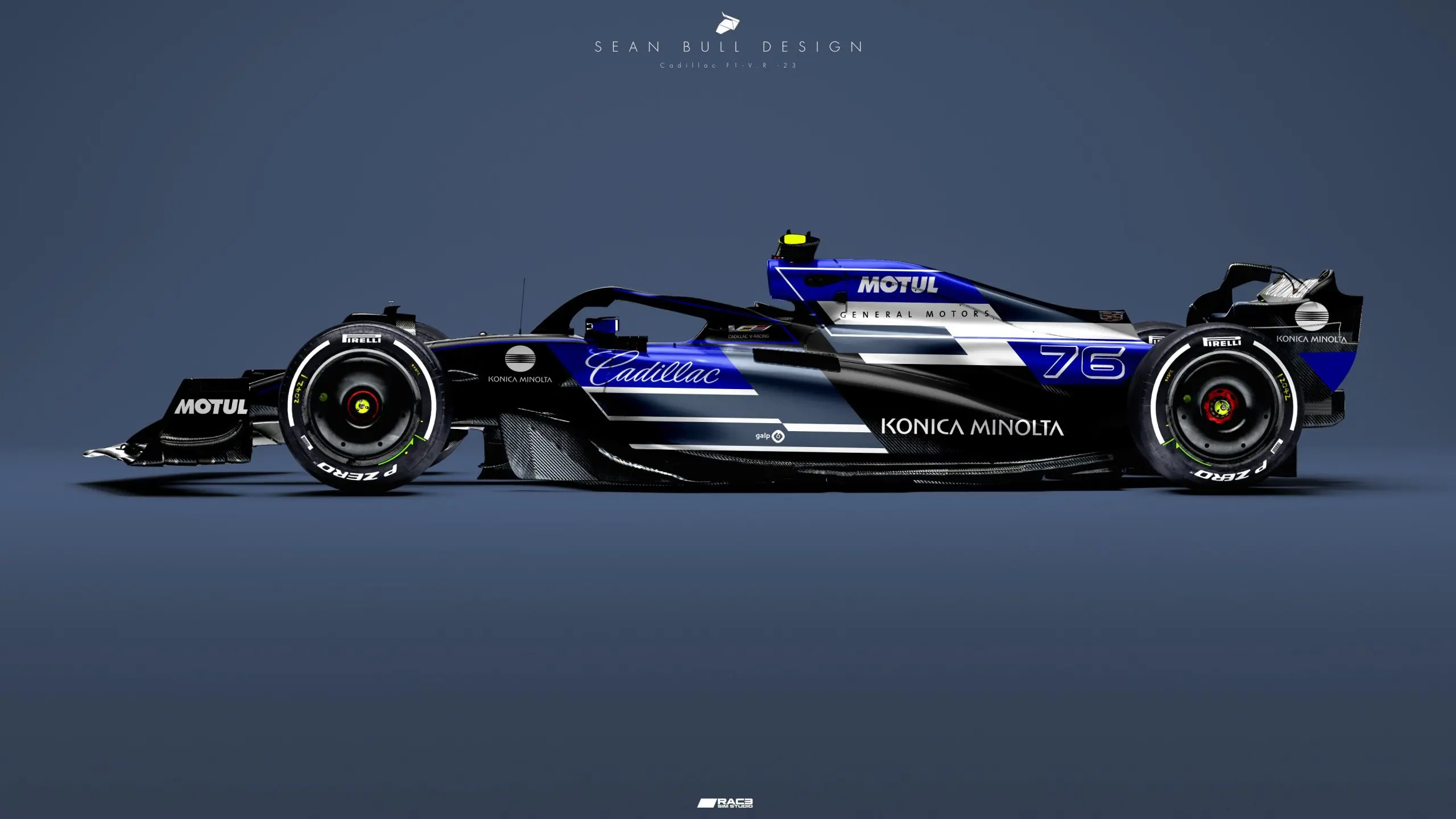 cadillac f1 livery