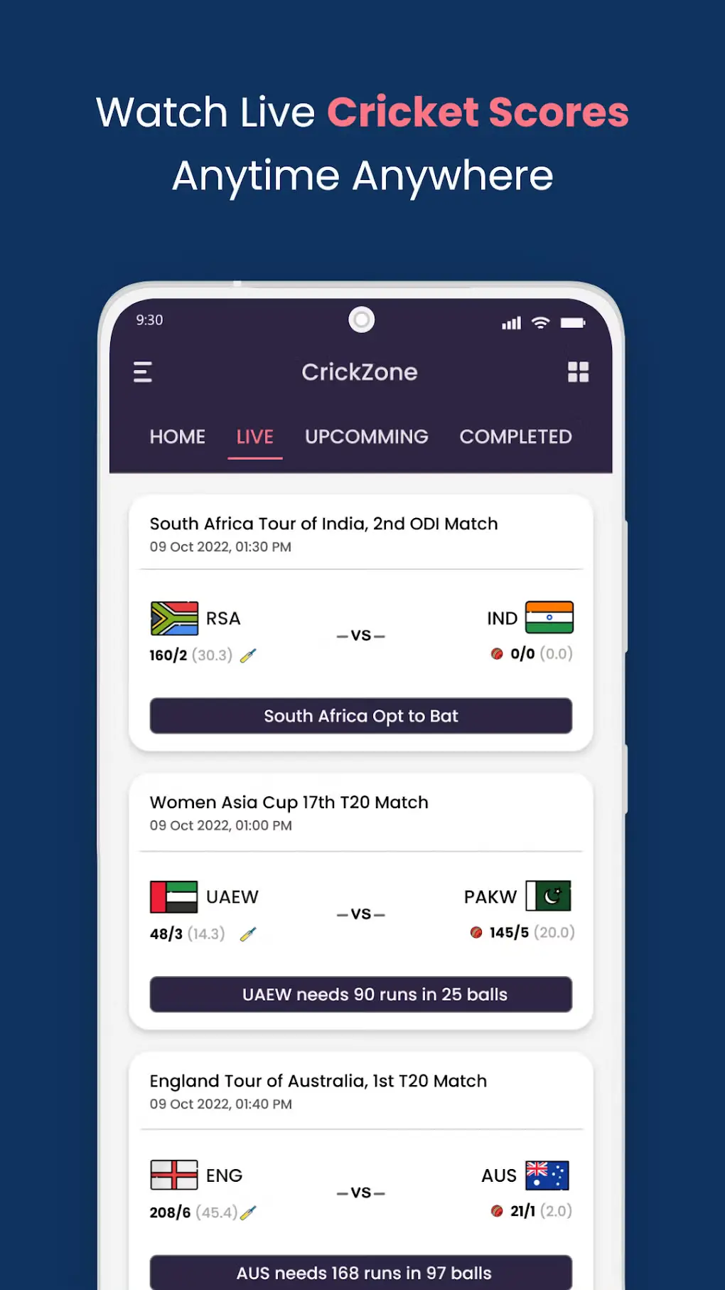 cricket live