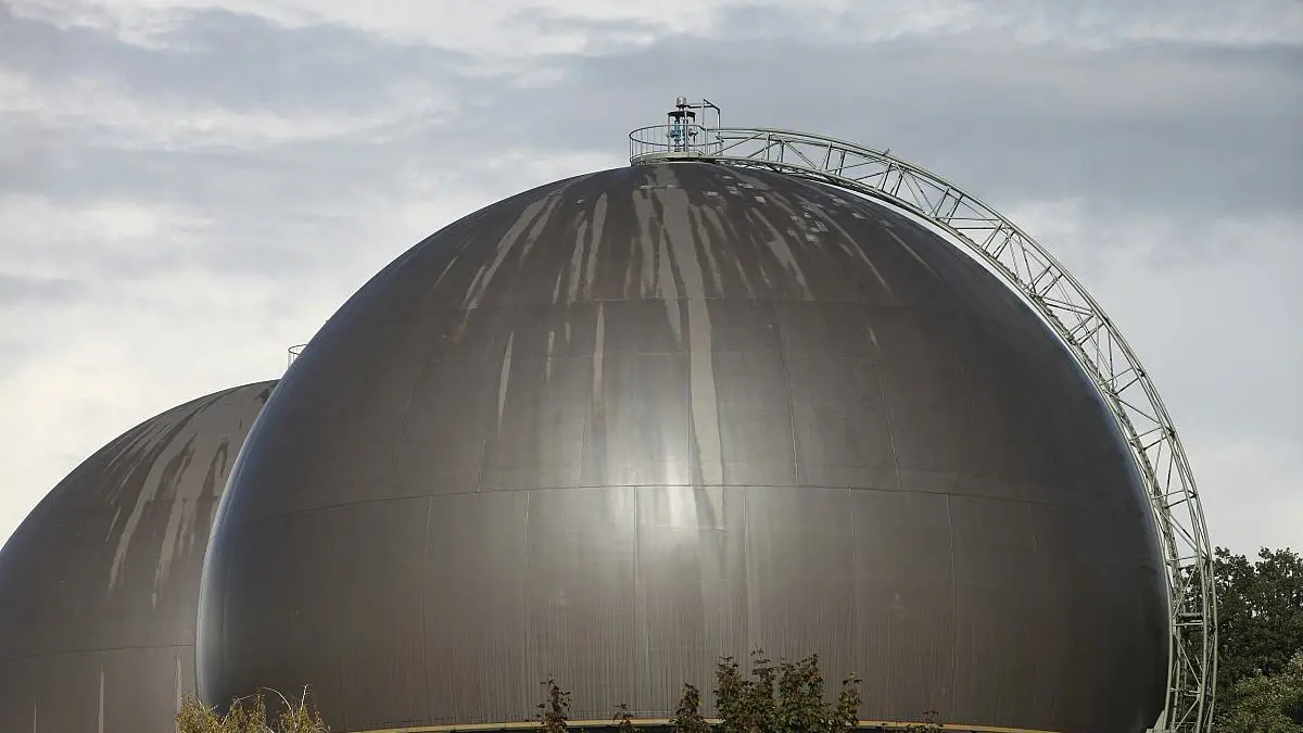 gasspeicher f llstand
