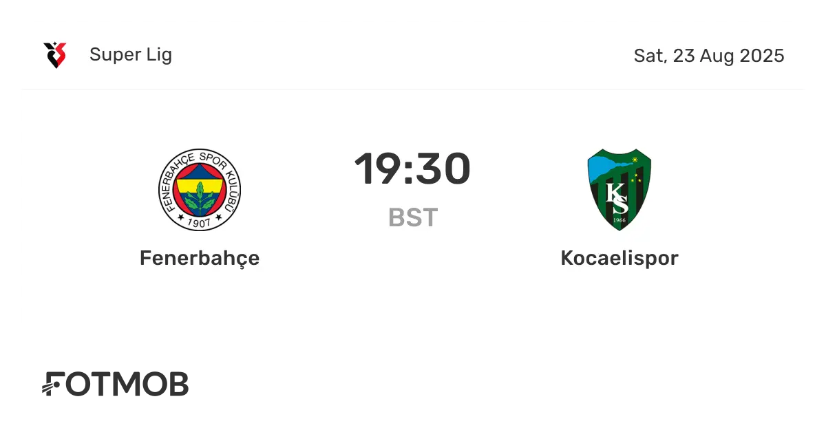 kocaelispor fenerbah e