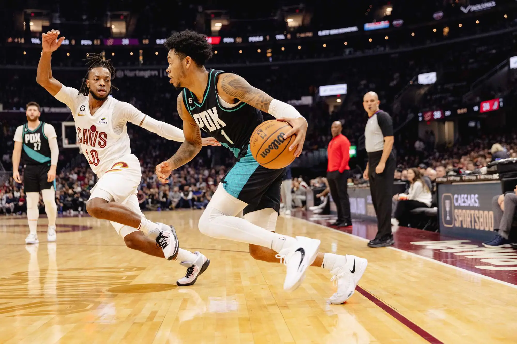 trail blazers cavaliers