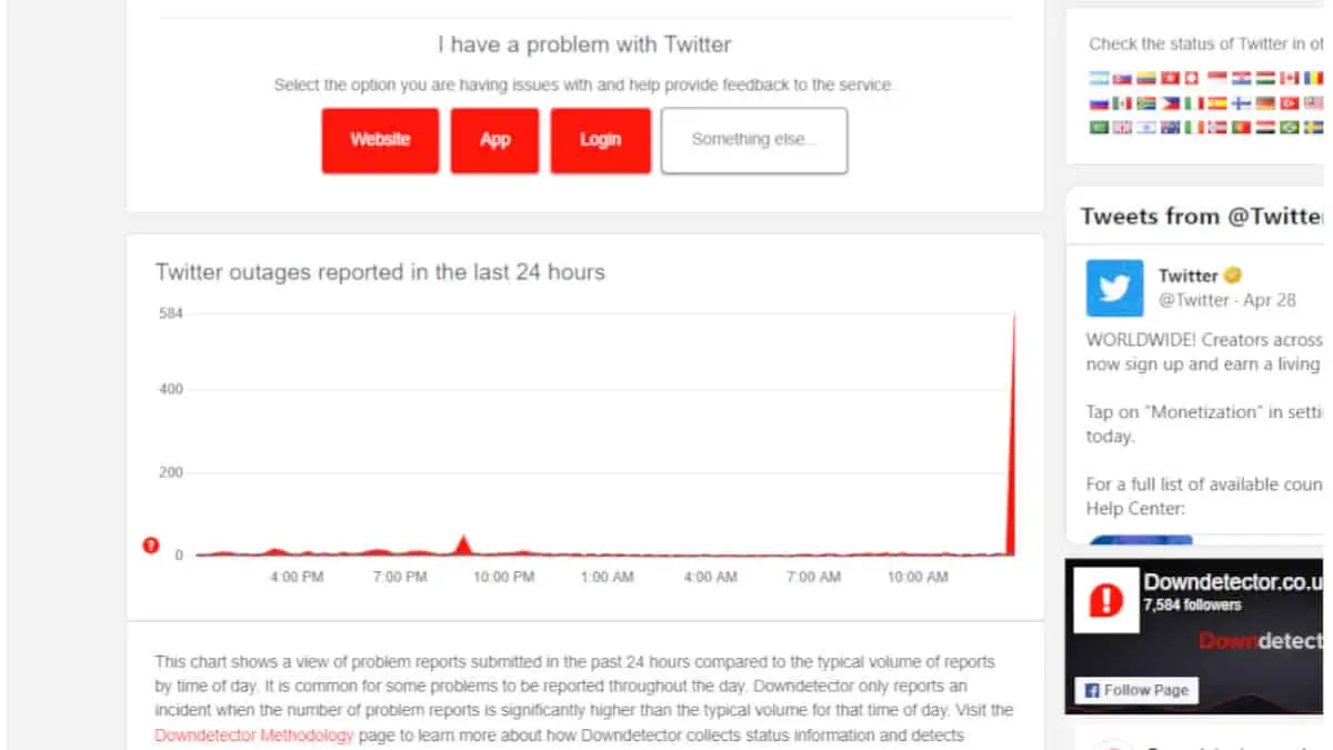 twitter down