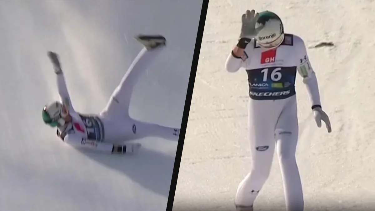 sturz skifliegen planica — AT news