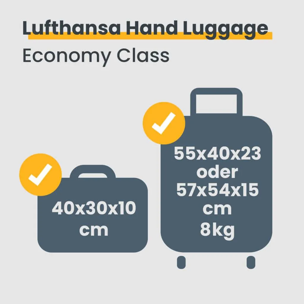 lufthansa handgepäck — AT news