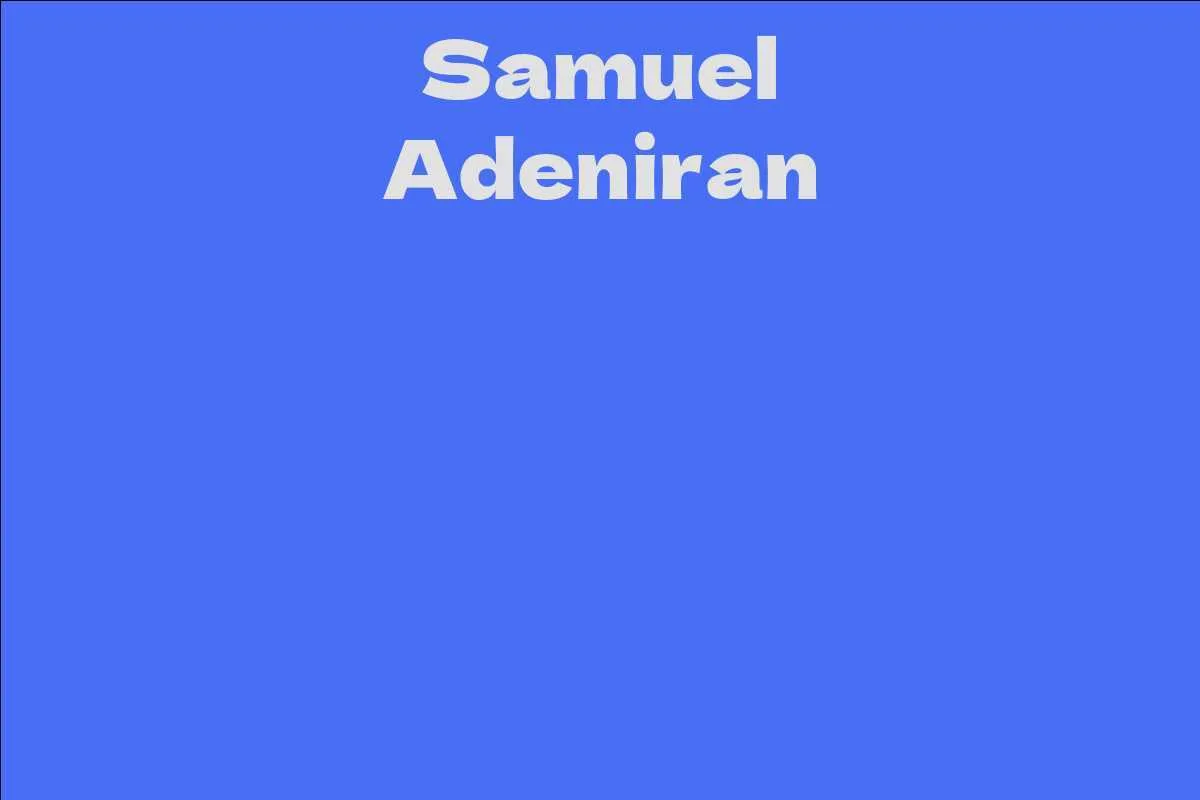 samuel adeniran — AT news
